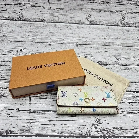 Louis Vuitton Monogram Multicolor Multicles 4 Ring Key Case - Picture 1 of 8